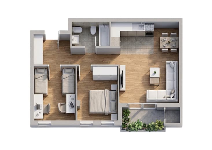 Stan 19 - 3D prikaz