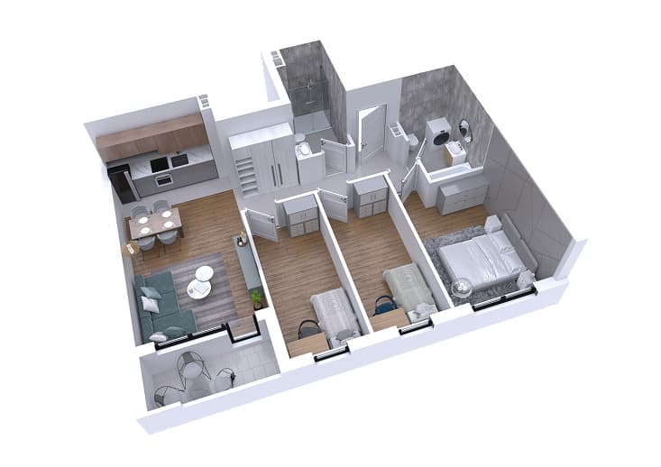 Stan B21 - 3D prikaz