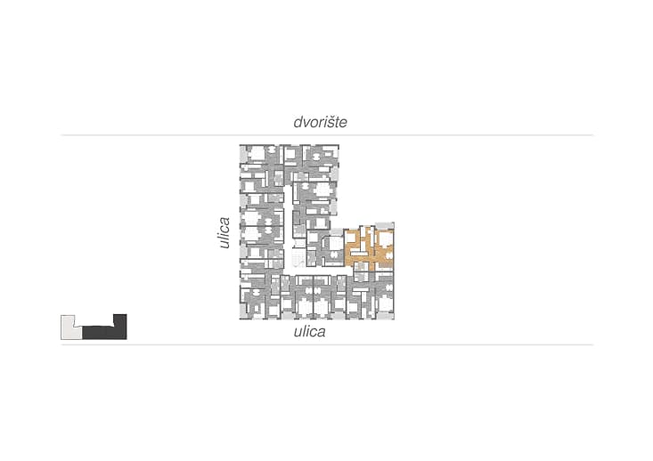 Stan A02 - pozicija na etaži