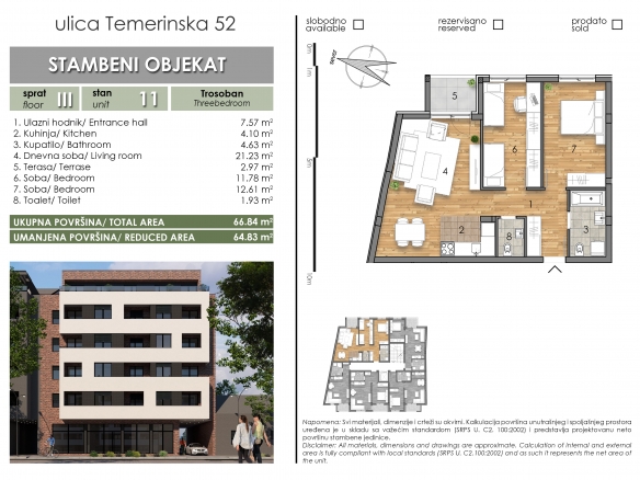 Temerinska 52 – stan 11 – Trosoban