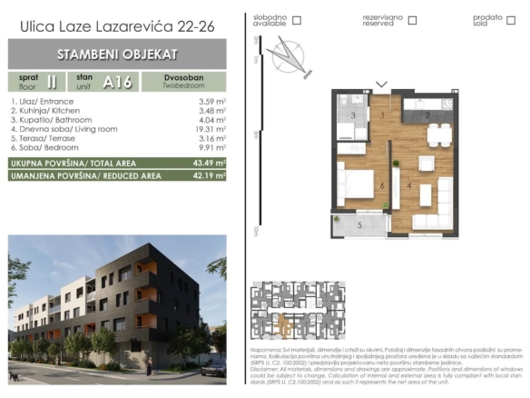 Laze Lazarevic 24 26 Lamela A 16