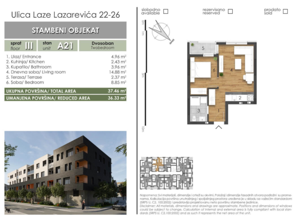 Laze Lazarevic 24 26 Lamela A 21