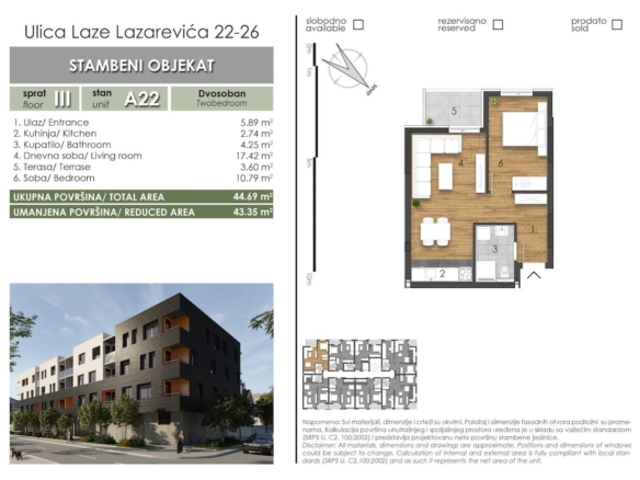 Laze Lazarevic 24 26 Lamela A 22