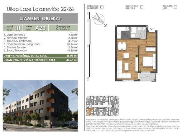 Laze Lazarevic 24 26 Lamela A 23