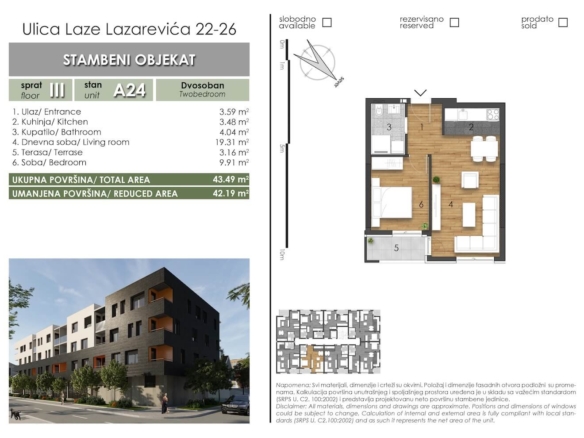 Laze Lazarevic 24 26 Lamela A 24